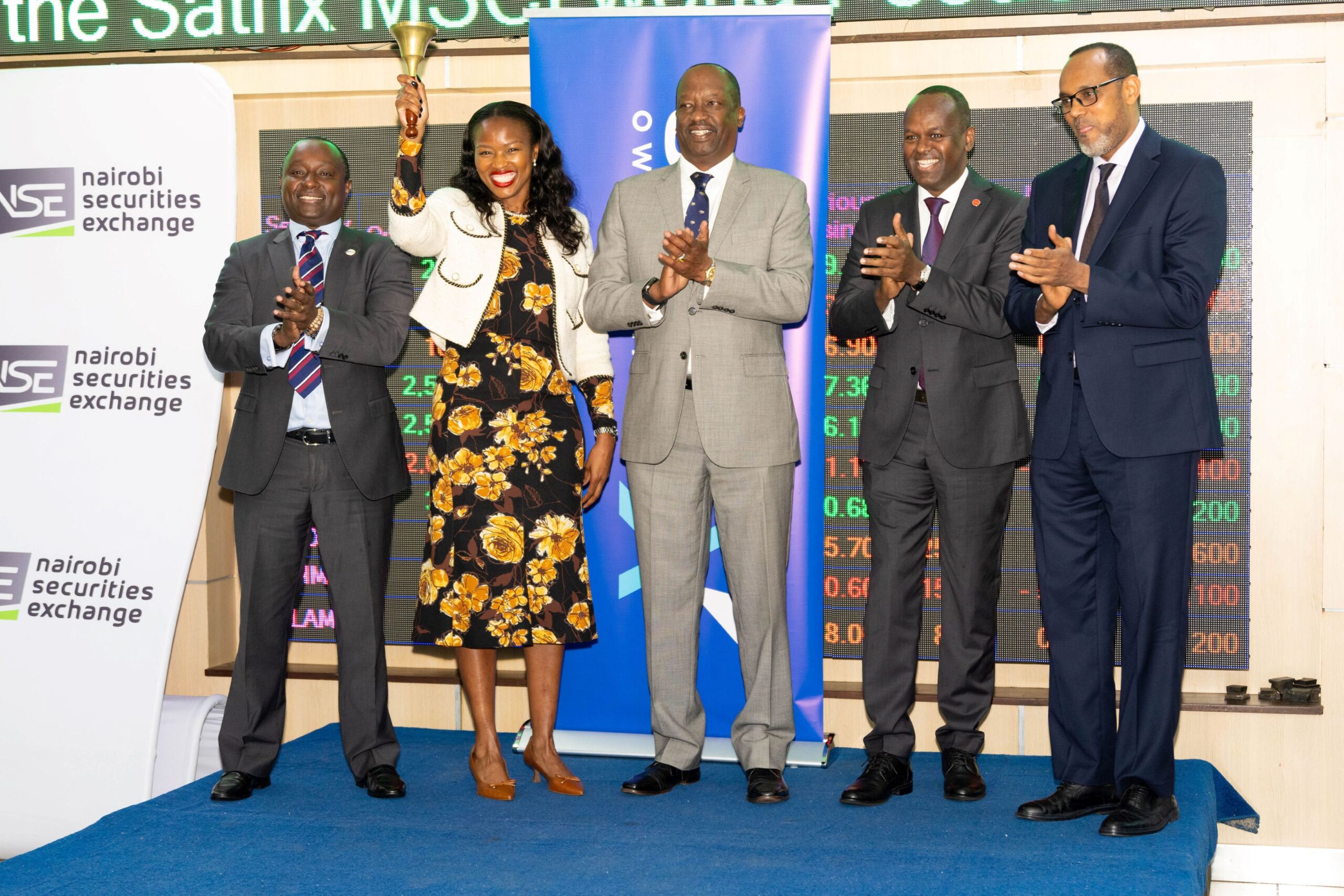 NSE bell ringing ceremony for the secondary listing of the Satrix MSCI World Feeder ETF