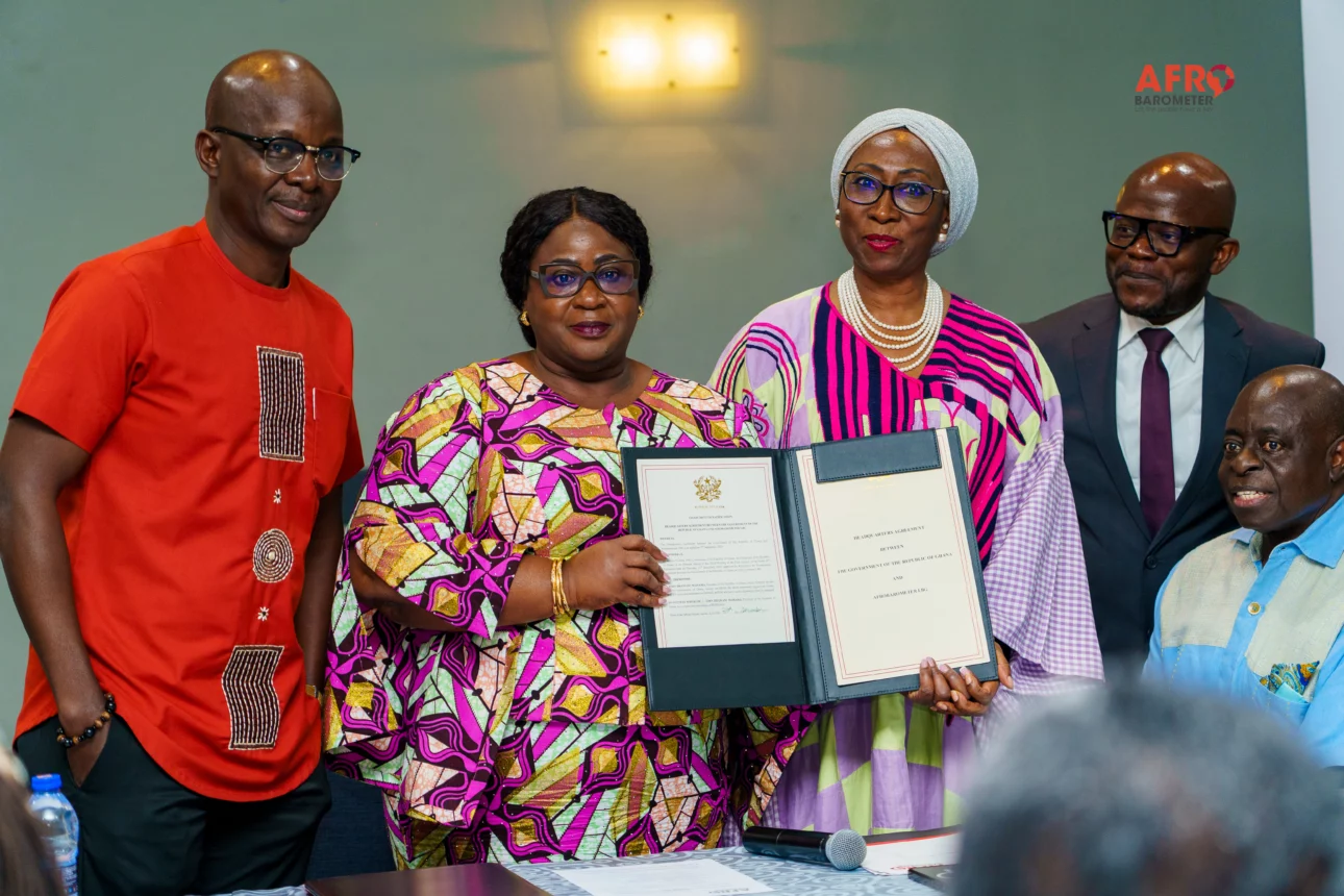 Afrobarometer and Ghana Formalise Headquarters Agreement