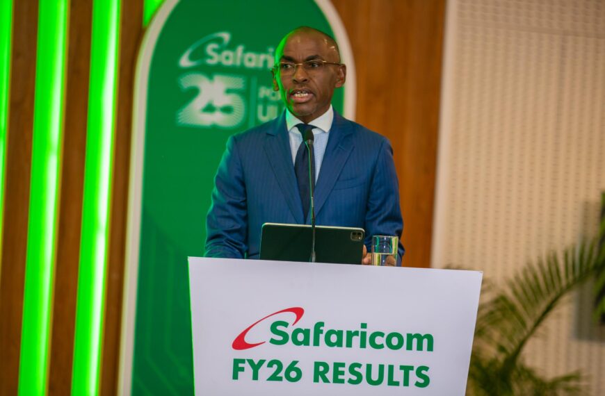 Safaricom Group revenue hits 414B with net income of KES100B in FY26