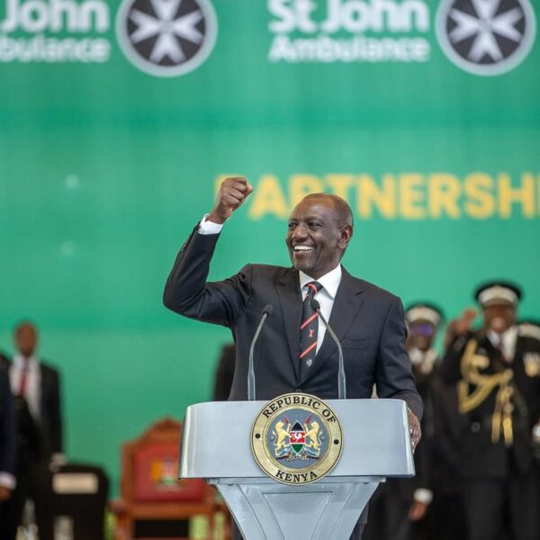 Ruto Support St John Ambulance with KSh500 Million Funding