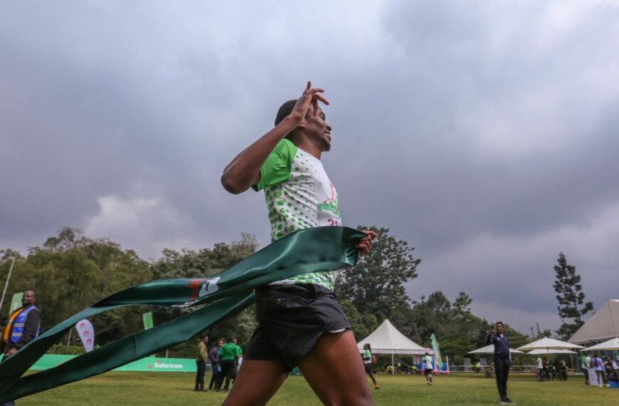 Emmanuel Ng’eno Emerges Winner of Safaricom CEO Run Championship