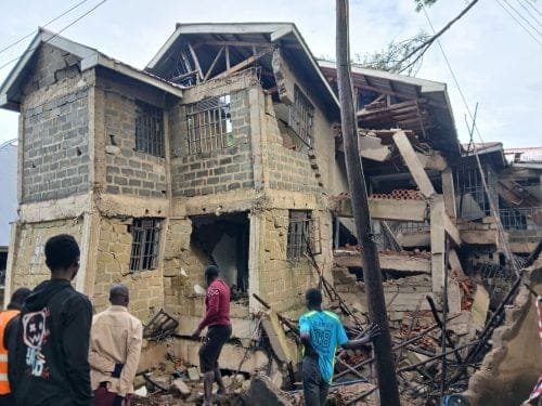 Kisumu Building Collapse: Eight Injured, Two in Critical Condition