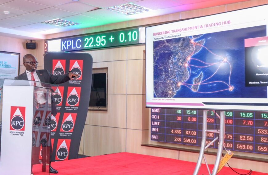 Kenya Pipeline Profit Before Tax Rises 8% to KSh17.54 Billion
