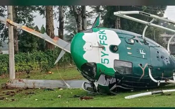 Six Injured as Helicopter Crashes at Kericho Golf Club